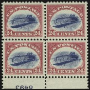 The unique plate block, Positions 87-88 and 97-98